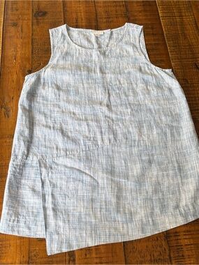 J. Jill Linen Tunic Top- Size Petite Medium
